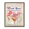 Stupell Industries Retro Vintage Restaurant Check Floating Frame Design by Lil' Rue